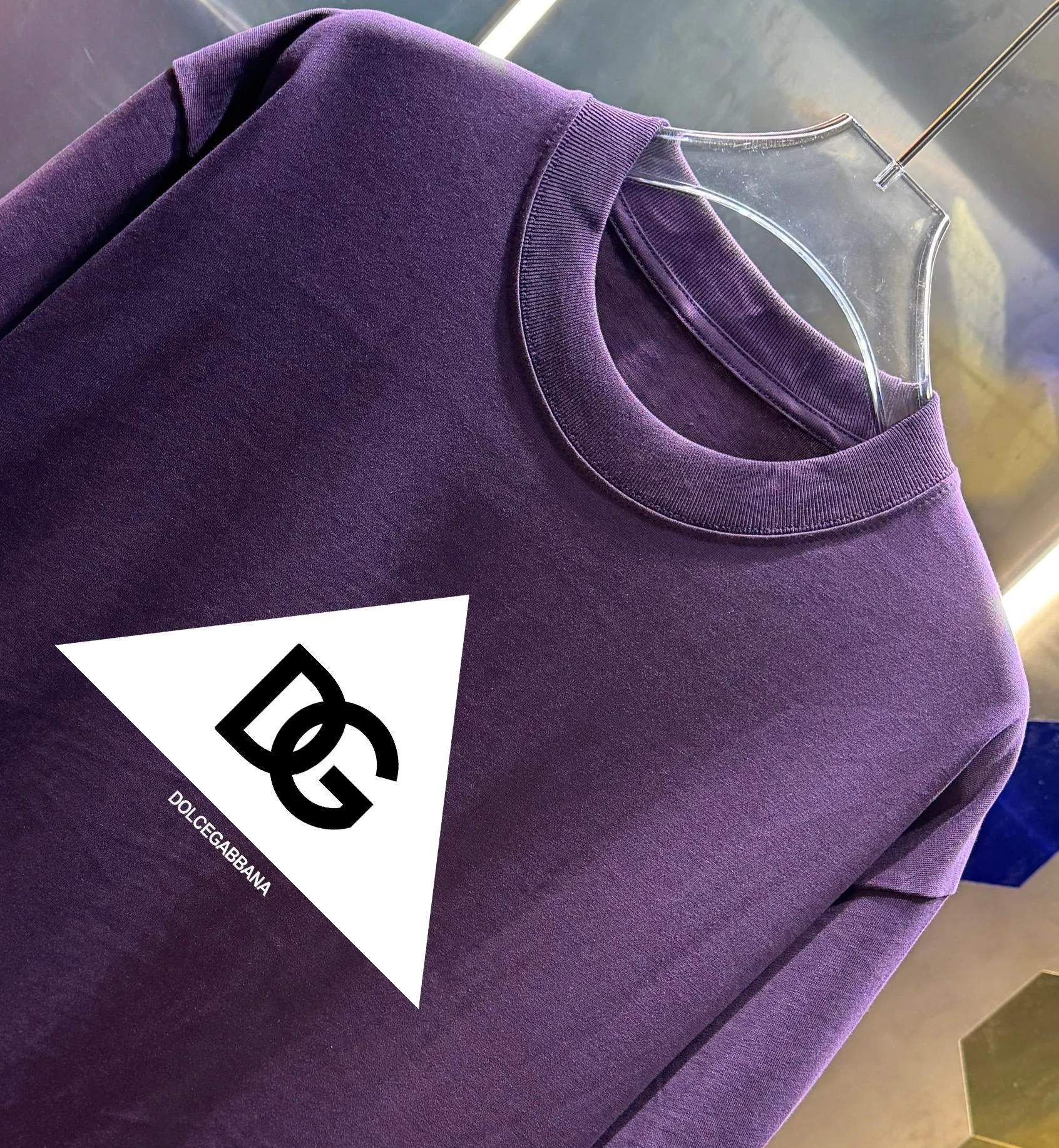 DG/ 2025ss Logo Versatile T Same Style ：Black White Green Purple Size: S M L XL XXL
